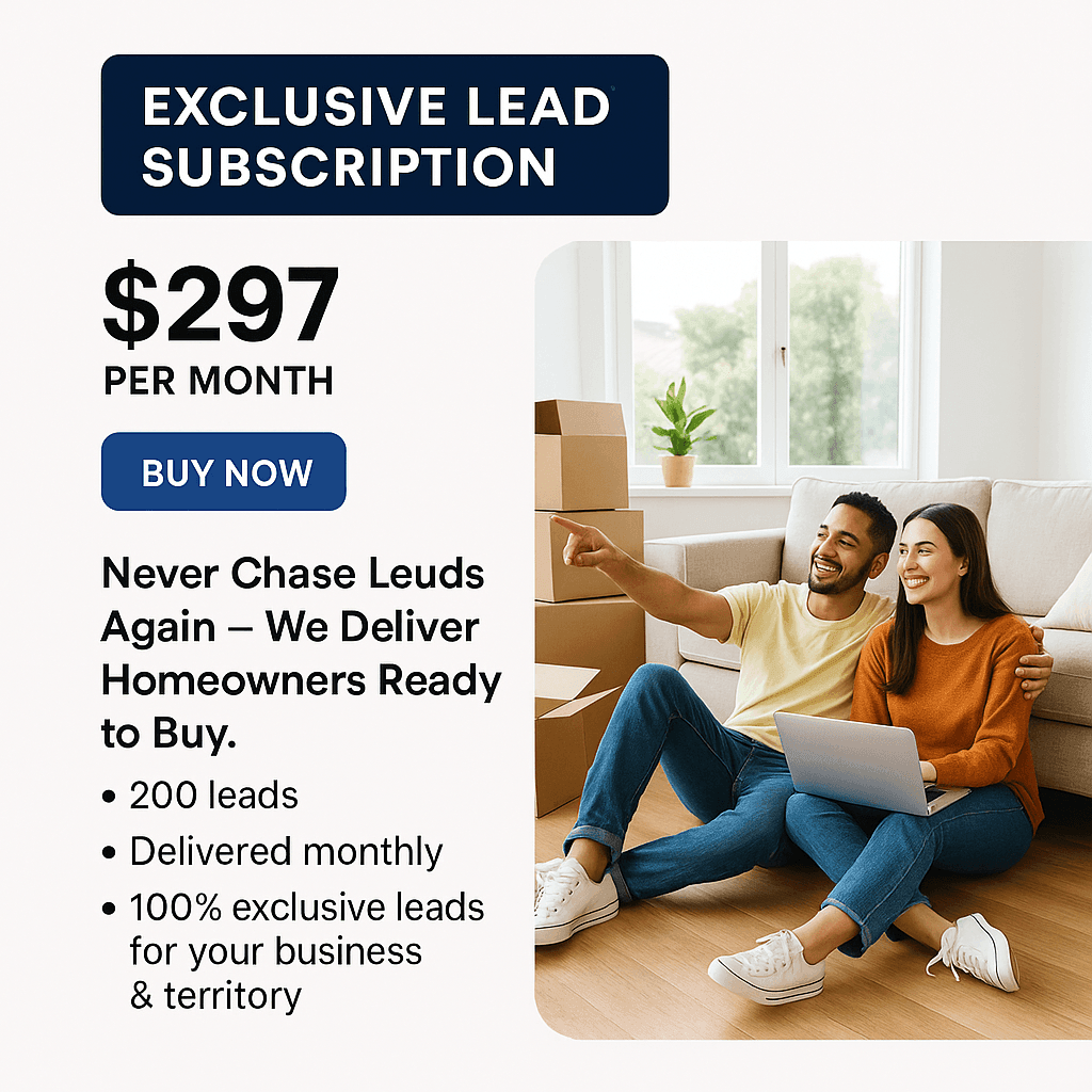 Exclusive Lead Subscription